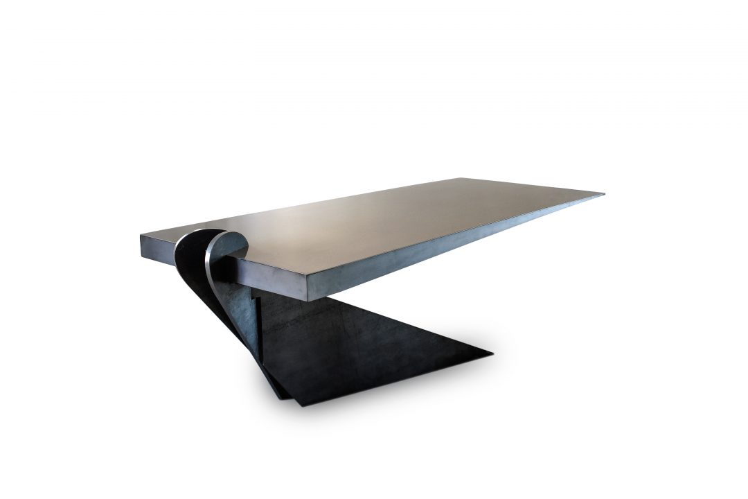 Vintage Industrial's New Gravity Defying Cant Table