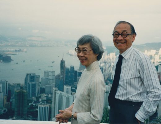 Eileen and I.M. Pei, Hong Kong, 1988