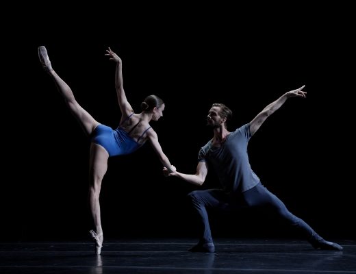Ballerina Maria Kochetkova and Sebastian Kloborg dance together in Catch Her if You Can.