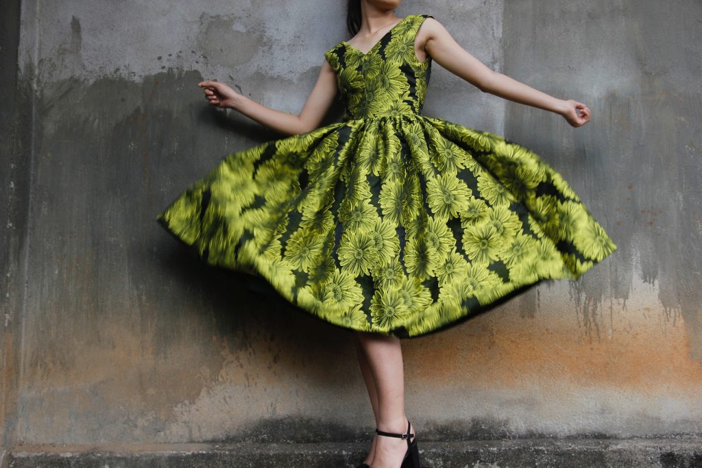 Fashionable Gifts for Any Occasion - Floral Green Dress