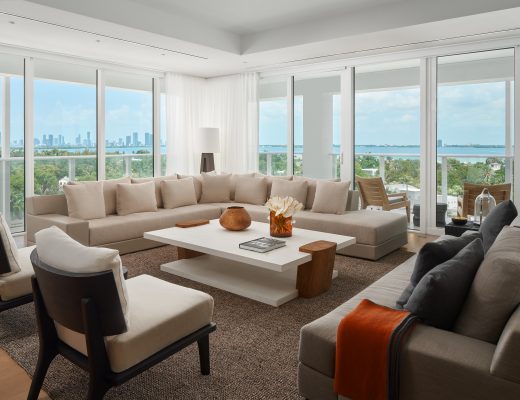 The LIAIGRE Penthouse at Ritz-Carlton Residences, Miami Beach - Living Room