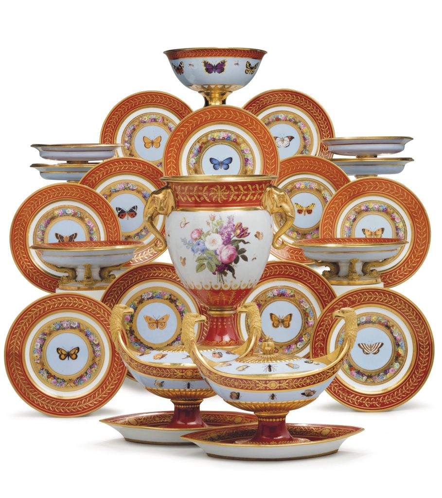 SEVRES PORCELAIN DESSERT SERVICE