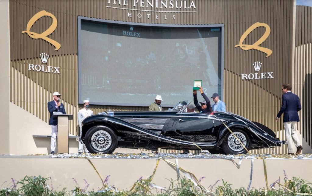 A Classic Mercedes-Benz takes Best of Show at the 2021 The Quail
